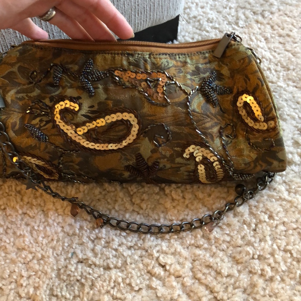 Beautiful handmade clutch, purchased at winery